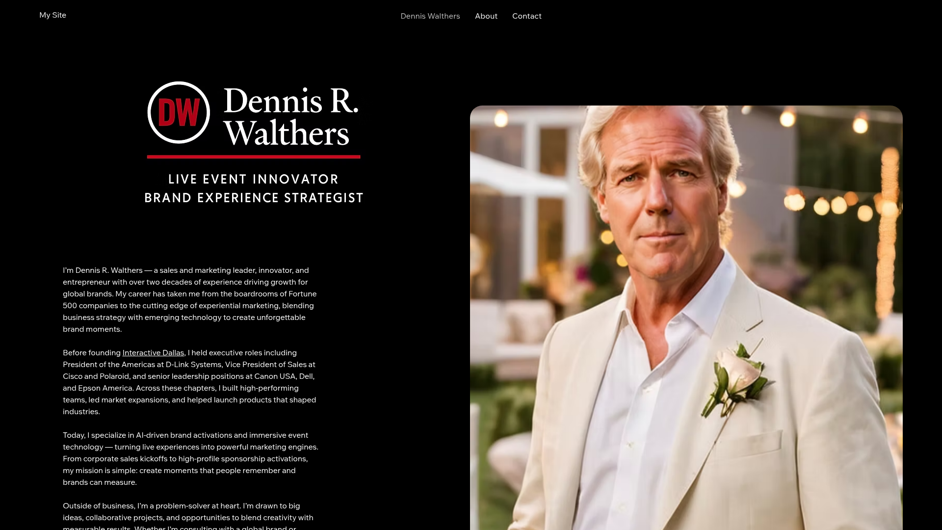 Interactive Dallas homepage