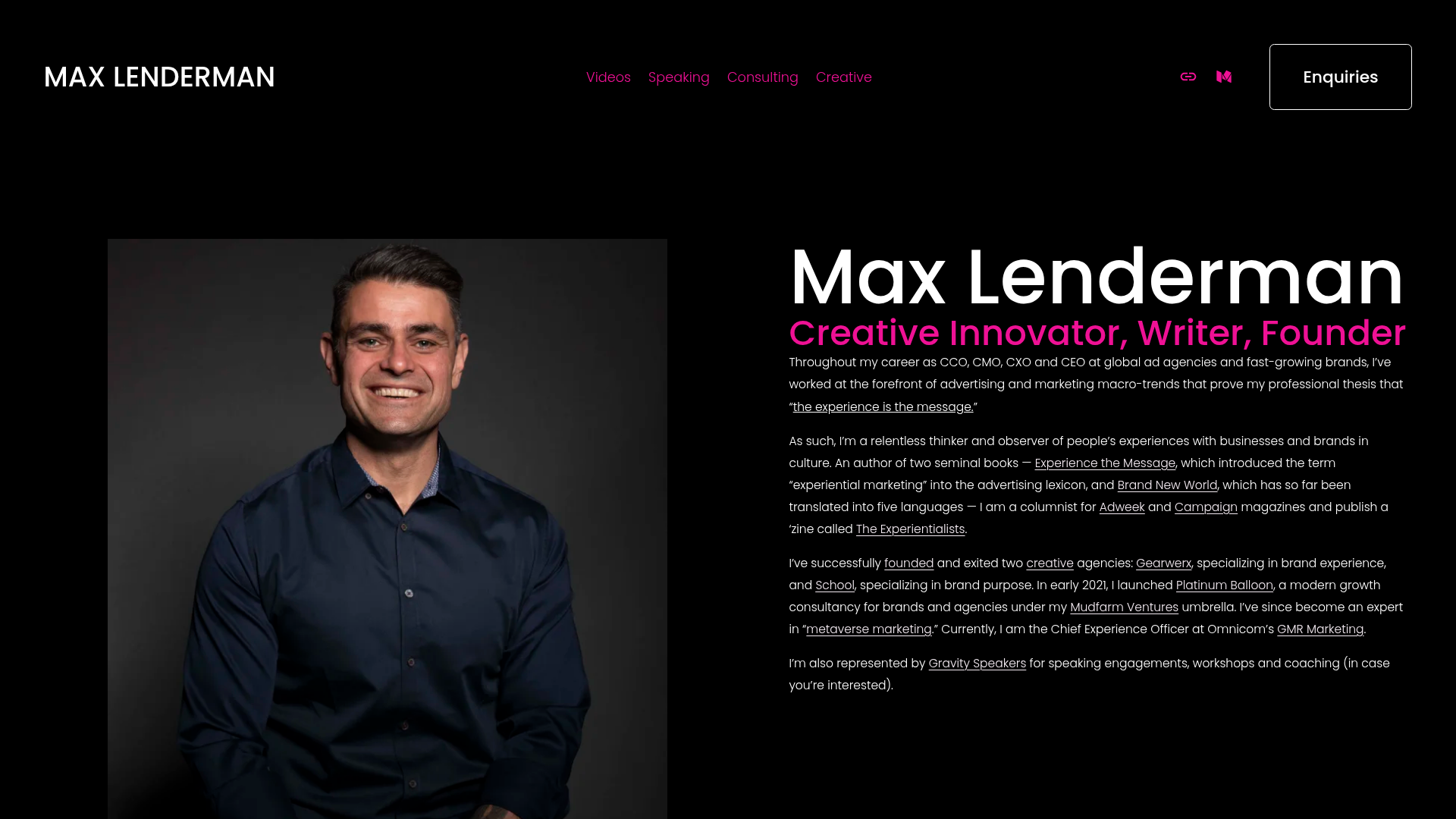 Max Lenderman site